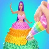 Icing On Doll Cake